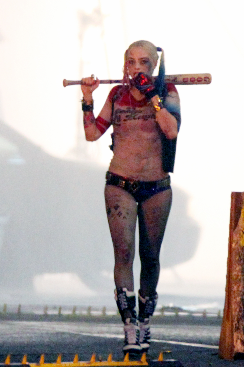 Illustration for article titled Harley Quinn se deja ver al detalle en estas fotos de Suicide Squad